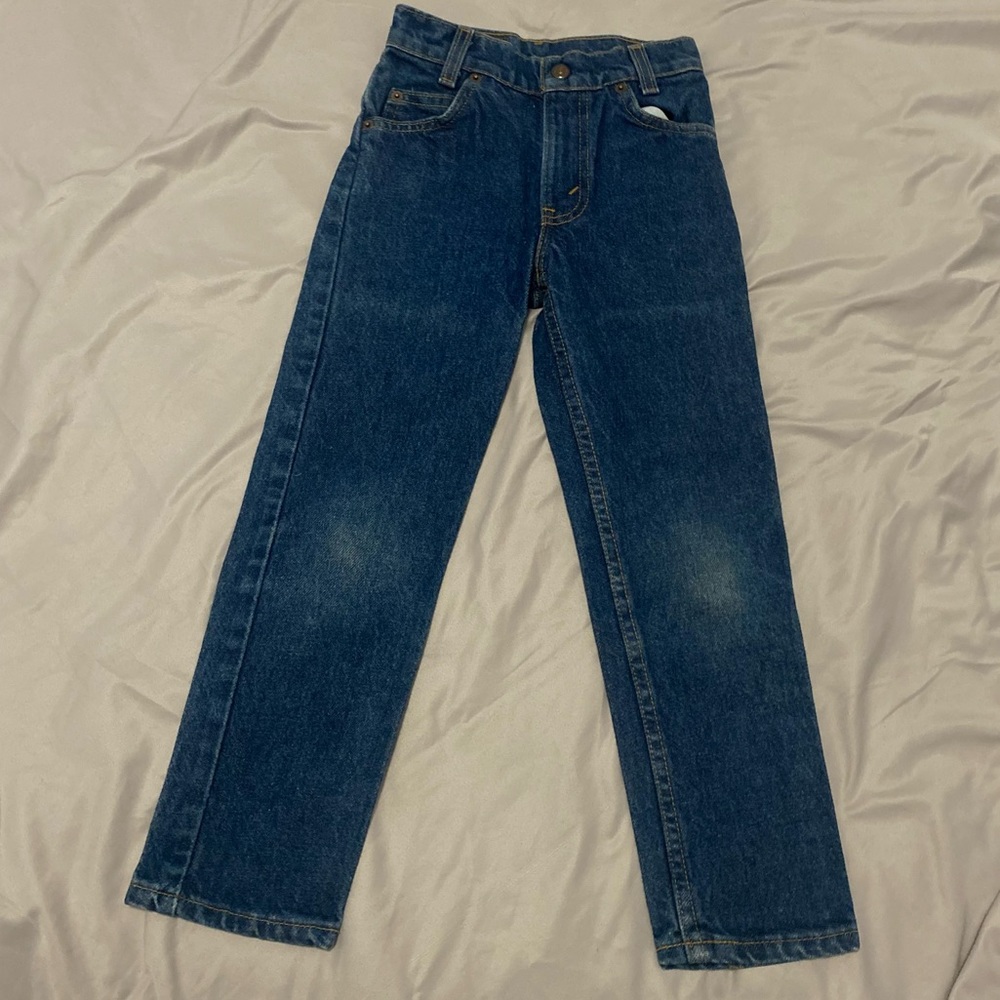 Levi’s Vintage 550 Orange Tab Jeans